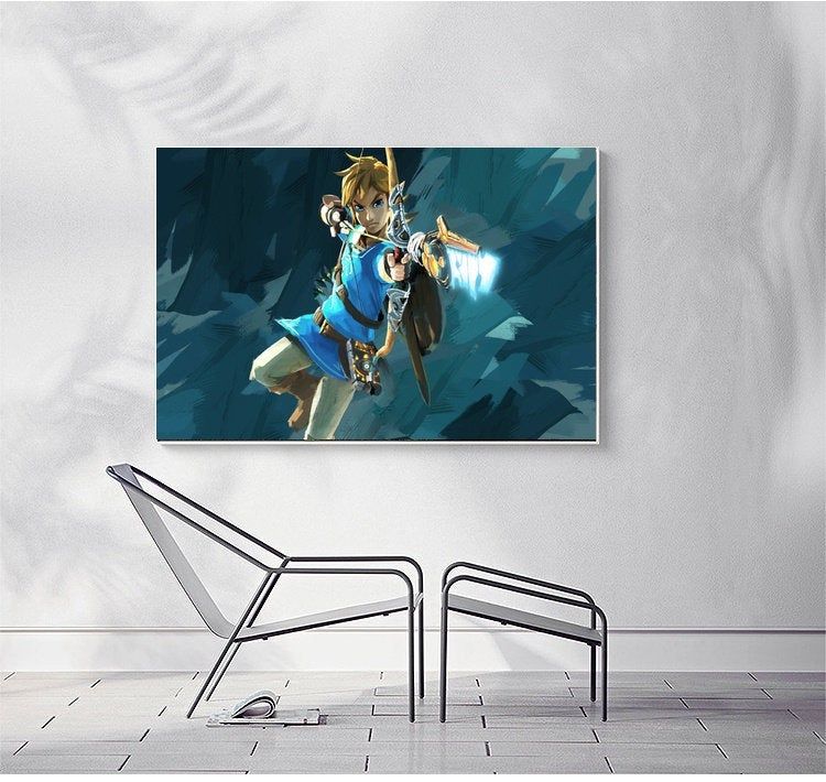 The Legend Of Zelda Game Classic Art Painting Poster Canvas Wall