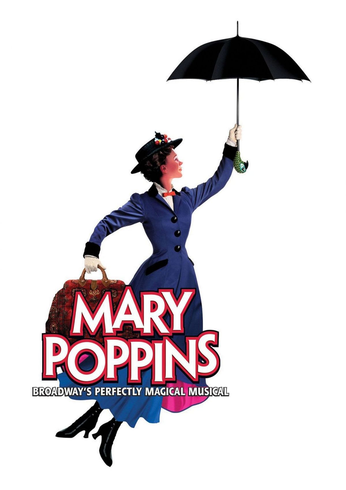 Mary Poppins The Musical Poster Canvas Wall Art Print John Sneaker