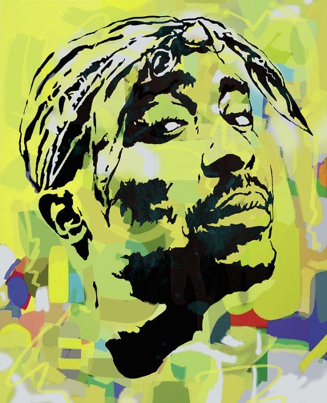 2Pac Tupac Shakur Pop Art 1 – Poster | Canvas Wall Art Print - John Sneaker