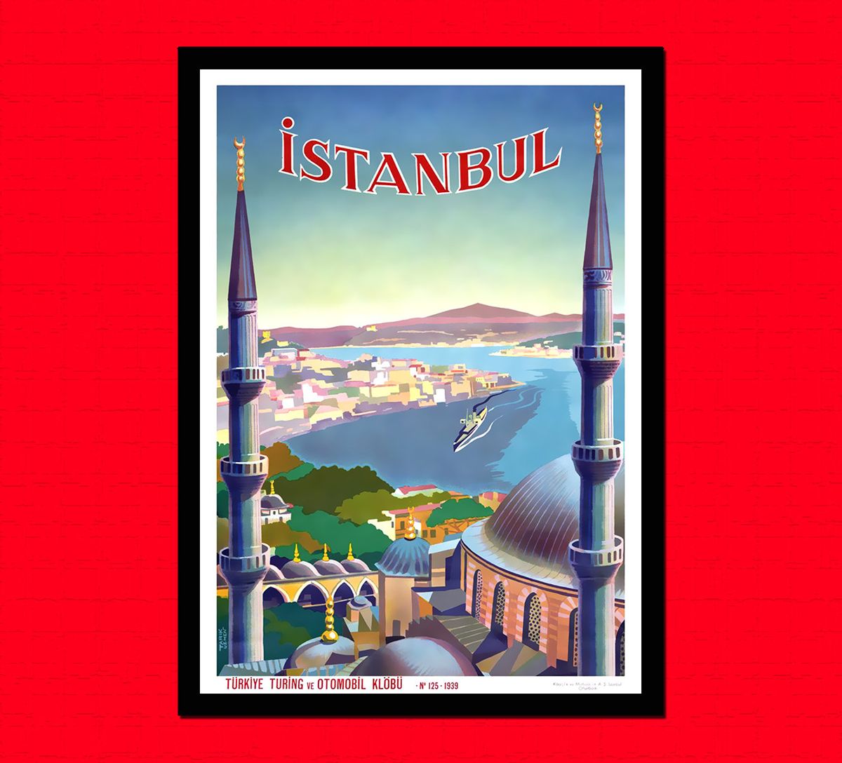 turkish travel poster