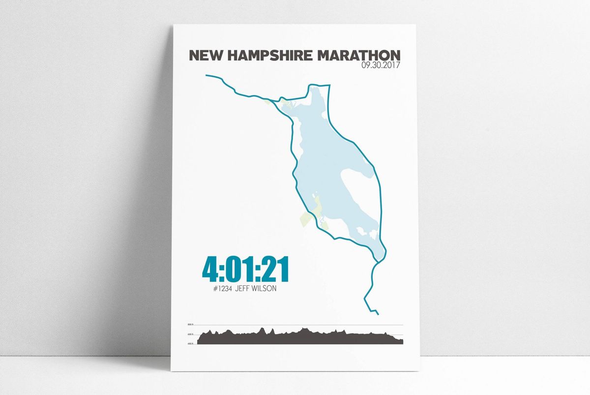 New Hampshire Marathon, Nh Marathon, New Hampshire Marathon Map