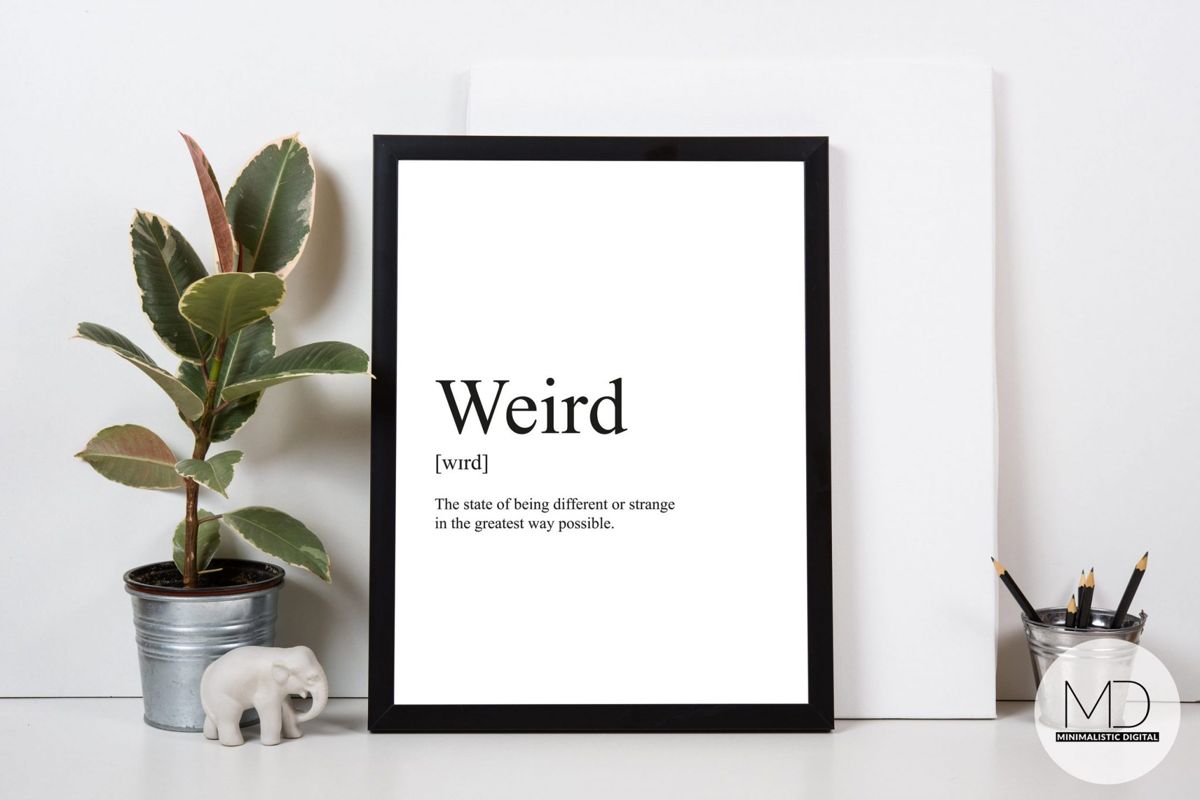 weird-definition-print-minimalist-print-art-humor-witty-print-modern-style-prints