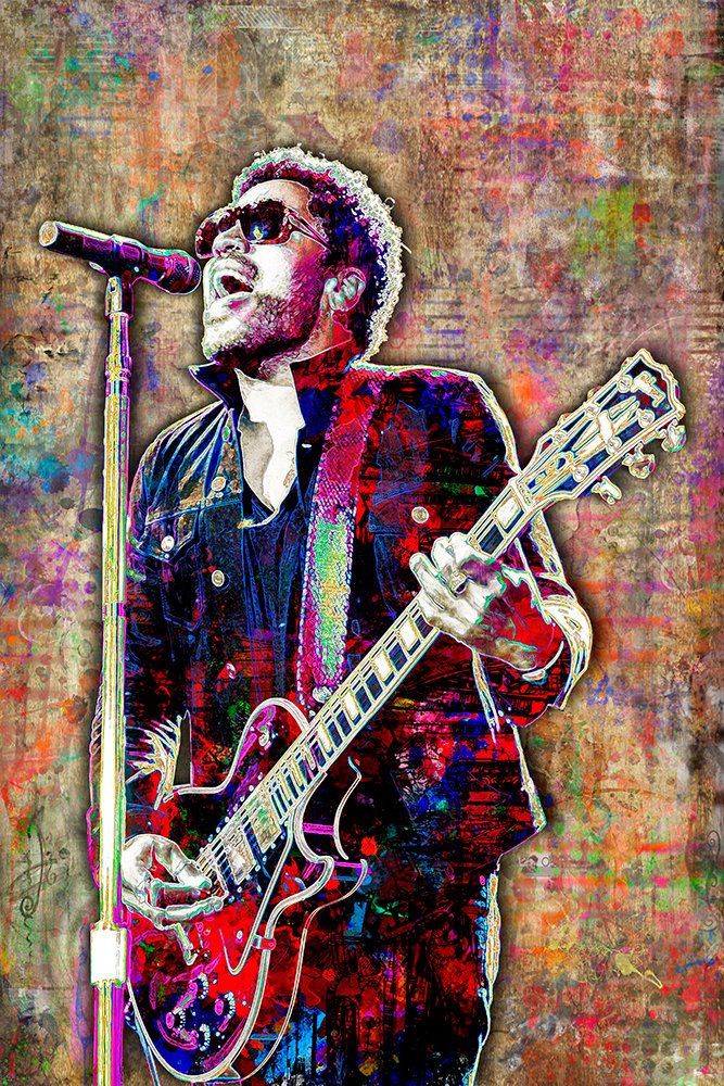 Lenny Kravitz, Lenny Kravitz Tribute Artwork, Lenny Kravitz For Lenny ...