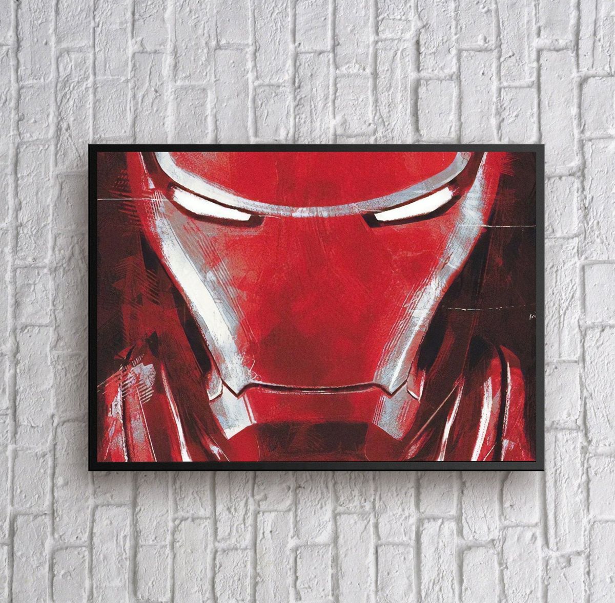 Iron Man Helmet Artwork Portret Superheroes – Poster 