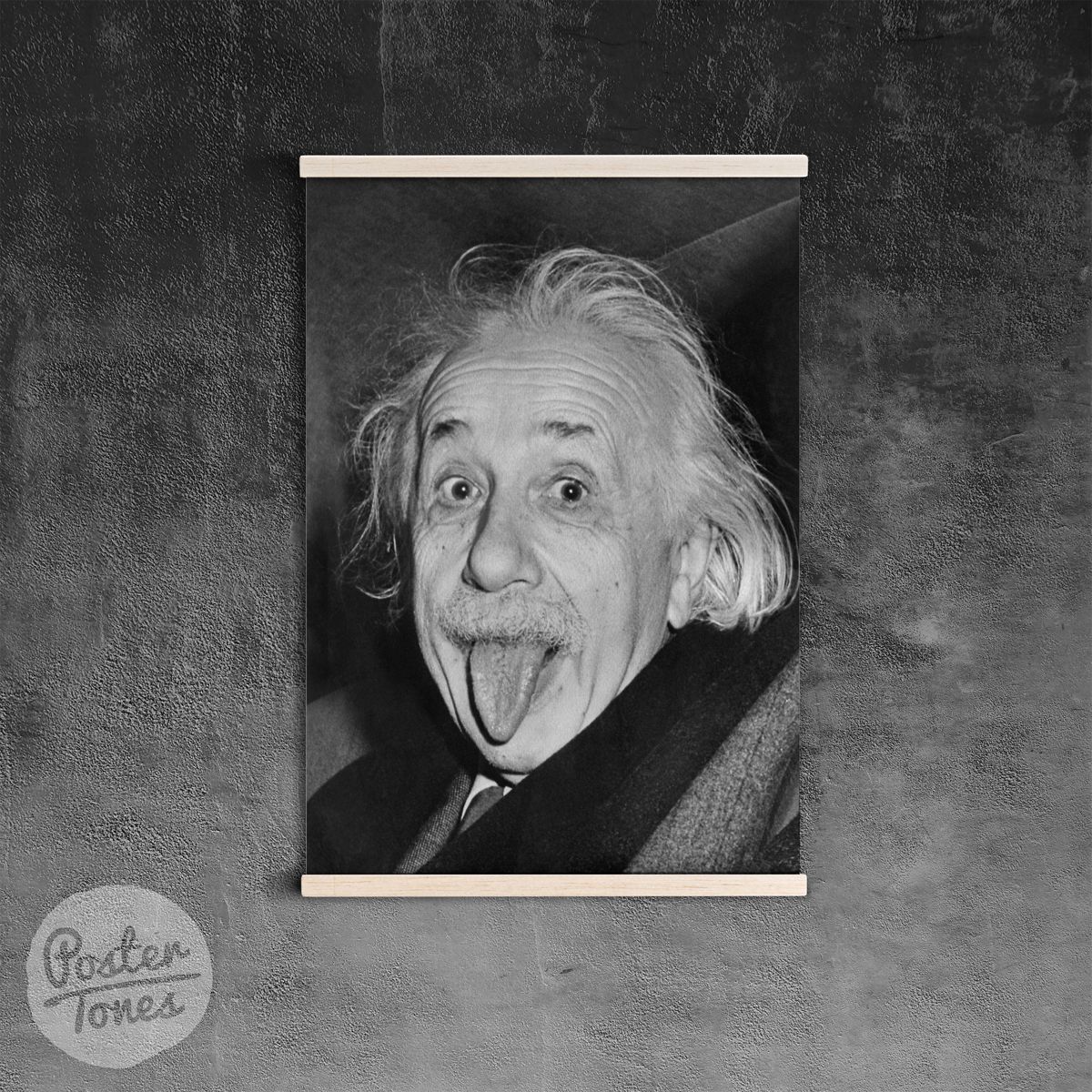 Albert Einstein Tongue Out Vintage With, Modern Wall Decor, System ...