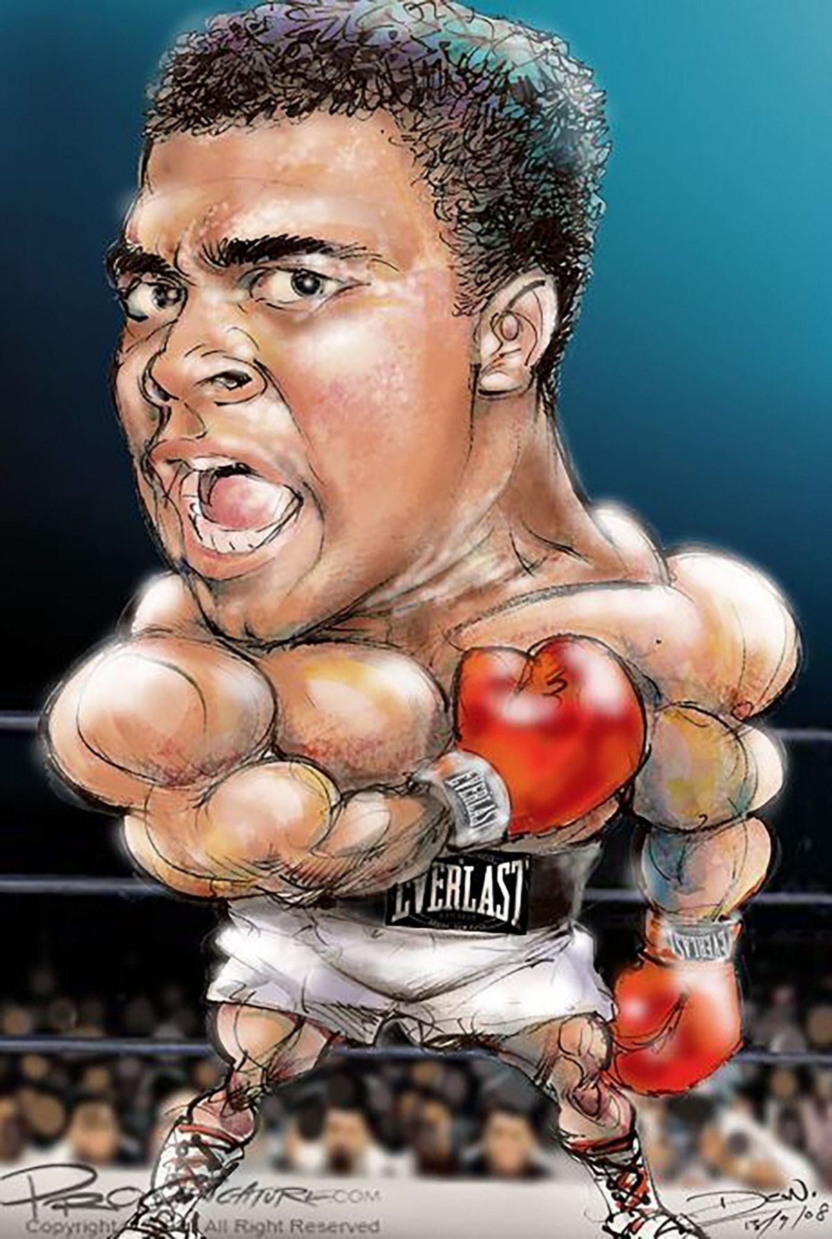 Muhammad Ali Poster Poster Canvas Wall Art Print John Sneaker