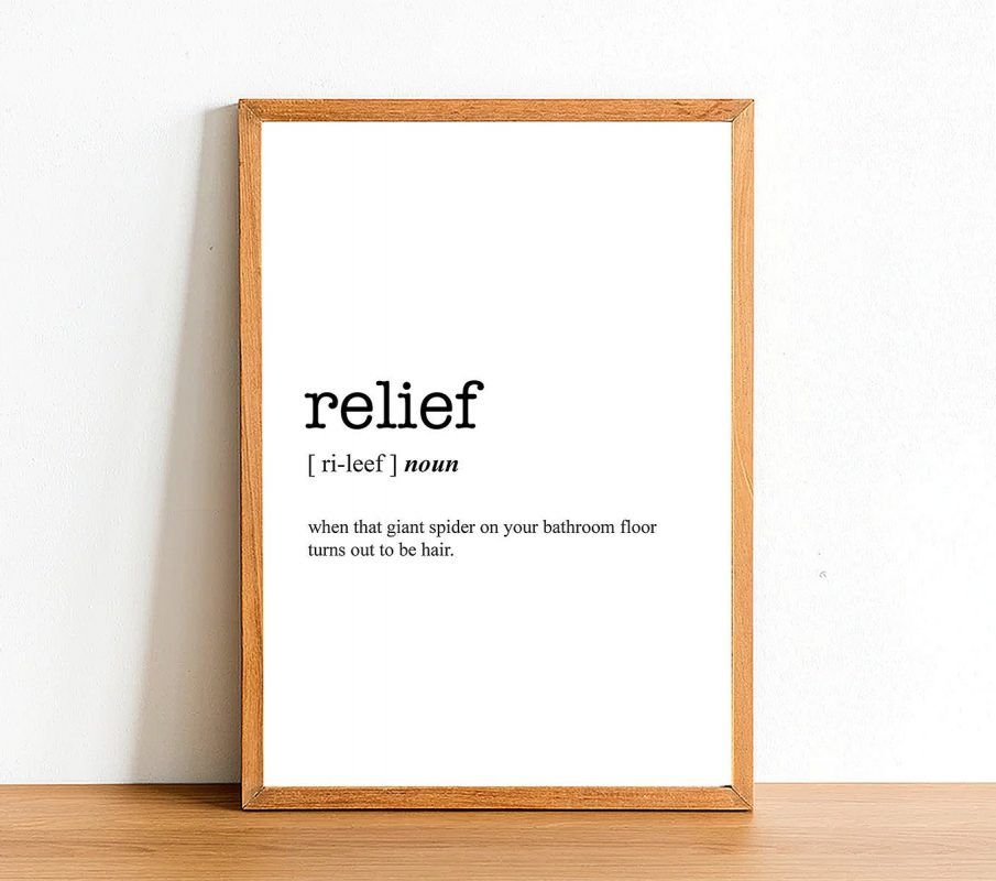 Relief Meaning In English