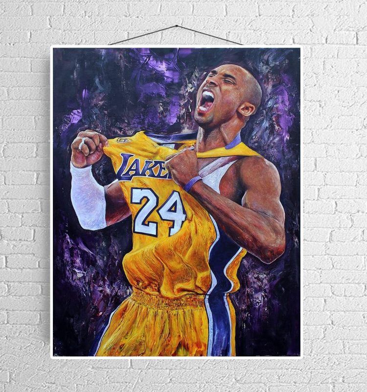 Kobe Bryant Print – Poster | Canvas Wall Art Print - John Sneaker