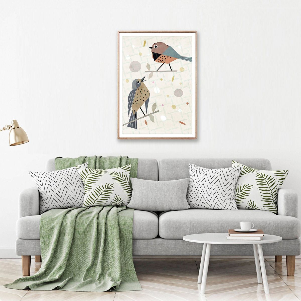 Bird Nursery Poster, Pretty Pastel Print, Delicate Nursery Posters ...