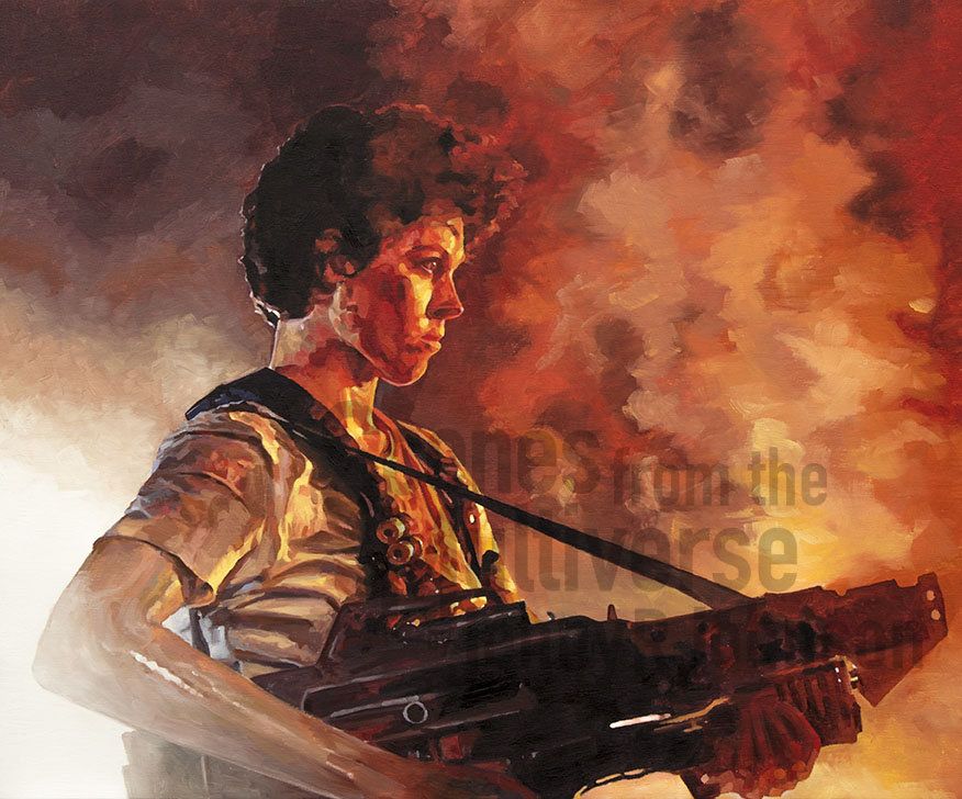 Ellen Ripley Aliens Sigourney Weaver Xenomorph Flame Thrower Aliens