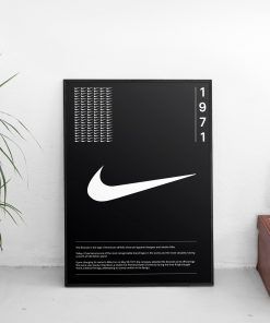 Nike 1971 Logo Poster – Poster | Canvas Wall Art Print - John Sneaker