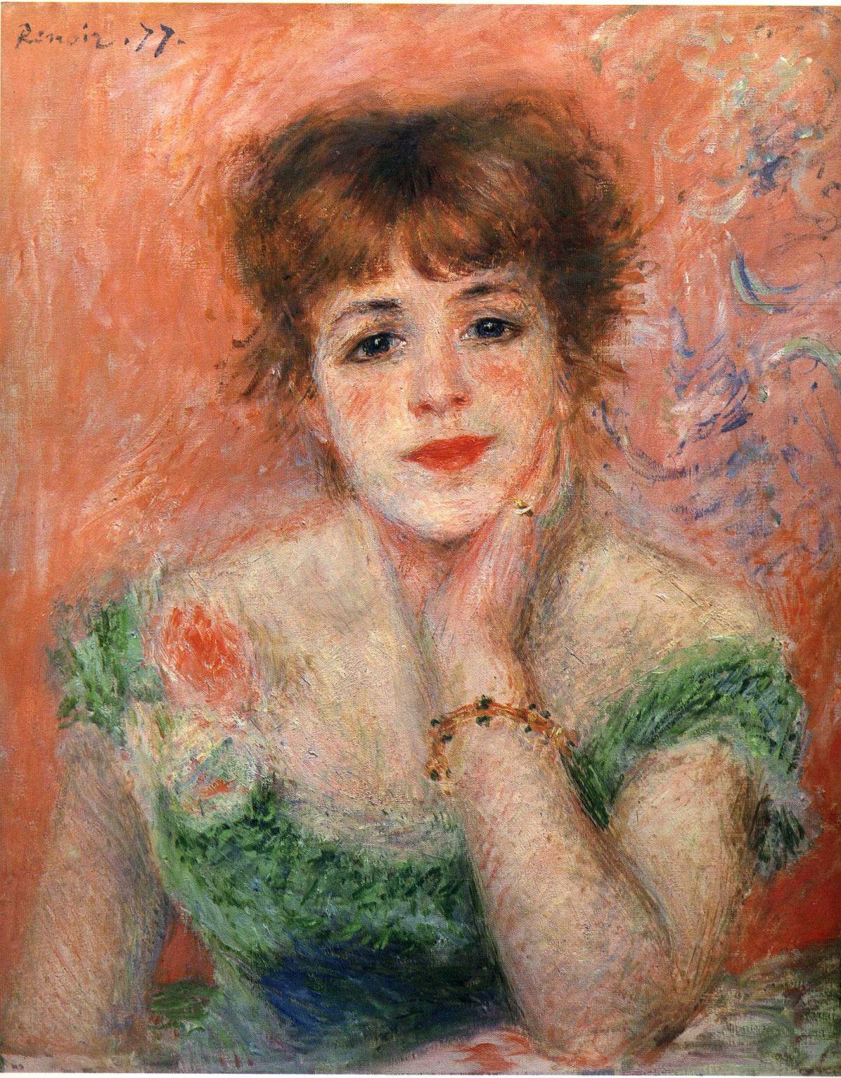 Auguste Renoir Impressionist Painting French Impressionism Th Century Bandaged Jean Samary