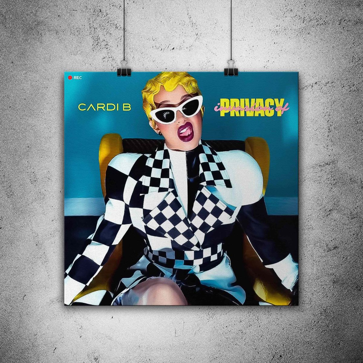 Cardi B - Invasion Of Privacy Album Cover Wall Art Photo Print Album ...