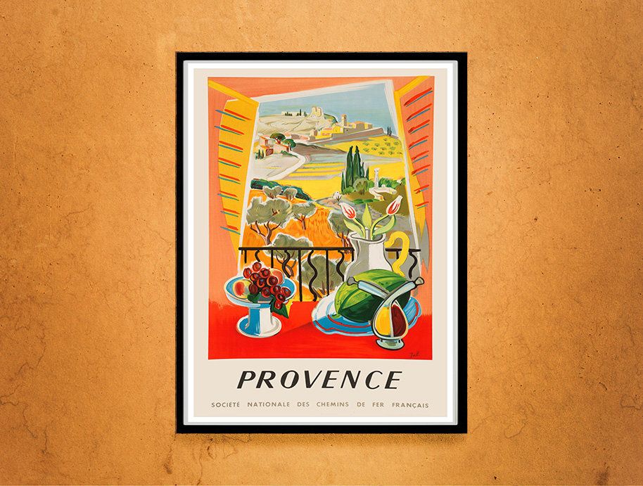 Reprint Of A Vintage Travel Poster To Provence France Poster   Il Fullxfull.2370586224 Ekbs 