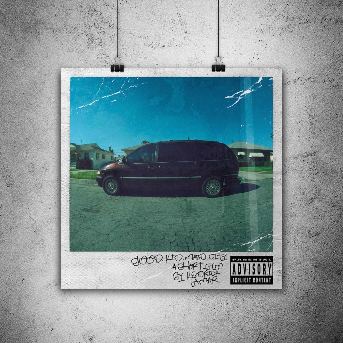 Kendrick Lamar ??Good Kid, M.A.A.D City Album Wall Art Photo Print ...