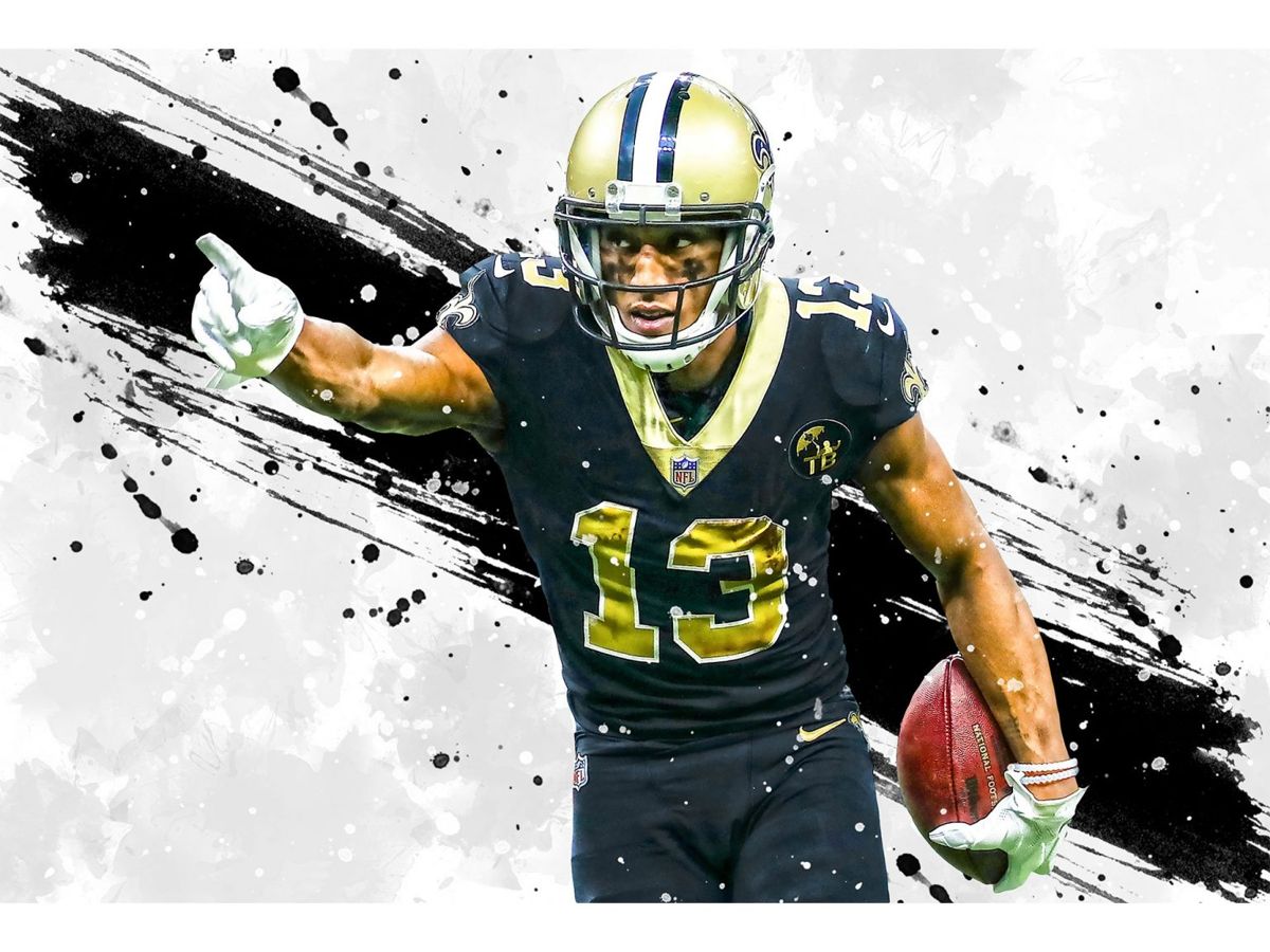 Michael Thomas New Orleans Saints Print, Sports Art, Football Print ...