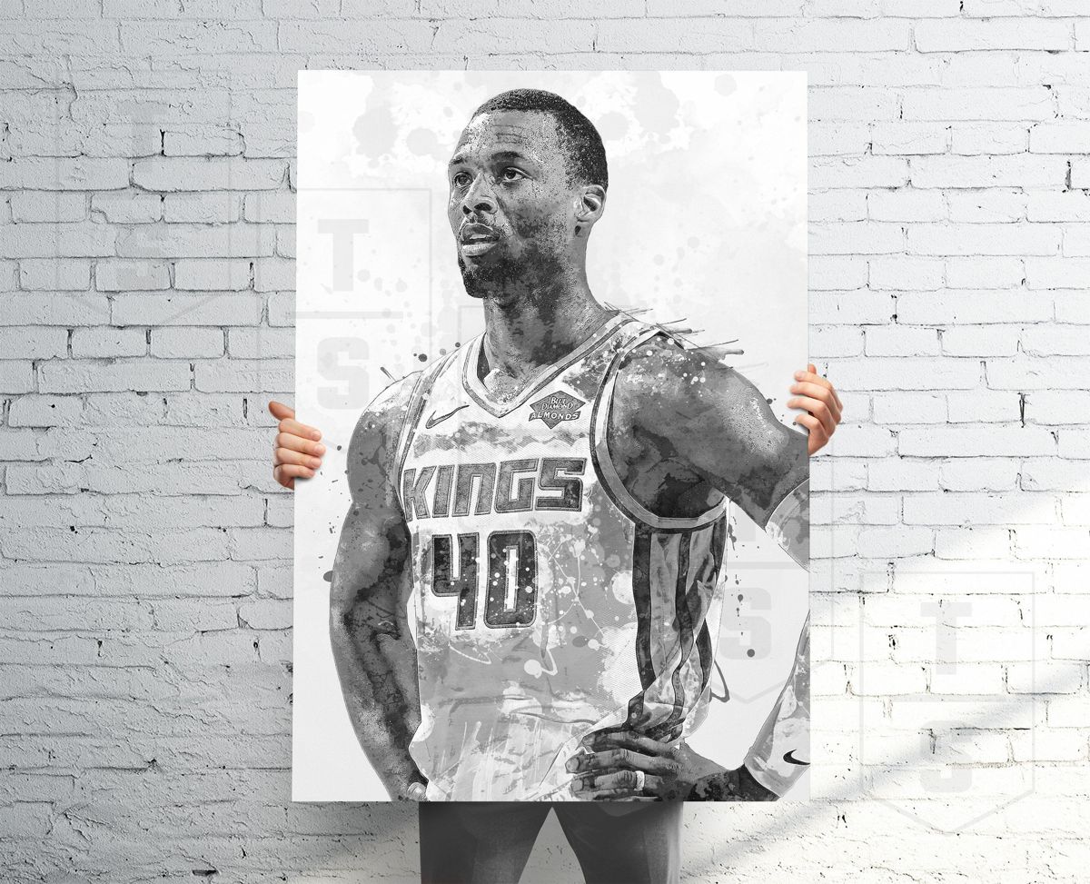 Harrison Barnes Poster, Sacramento Kings Print, Canvas, Banner ...