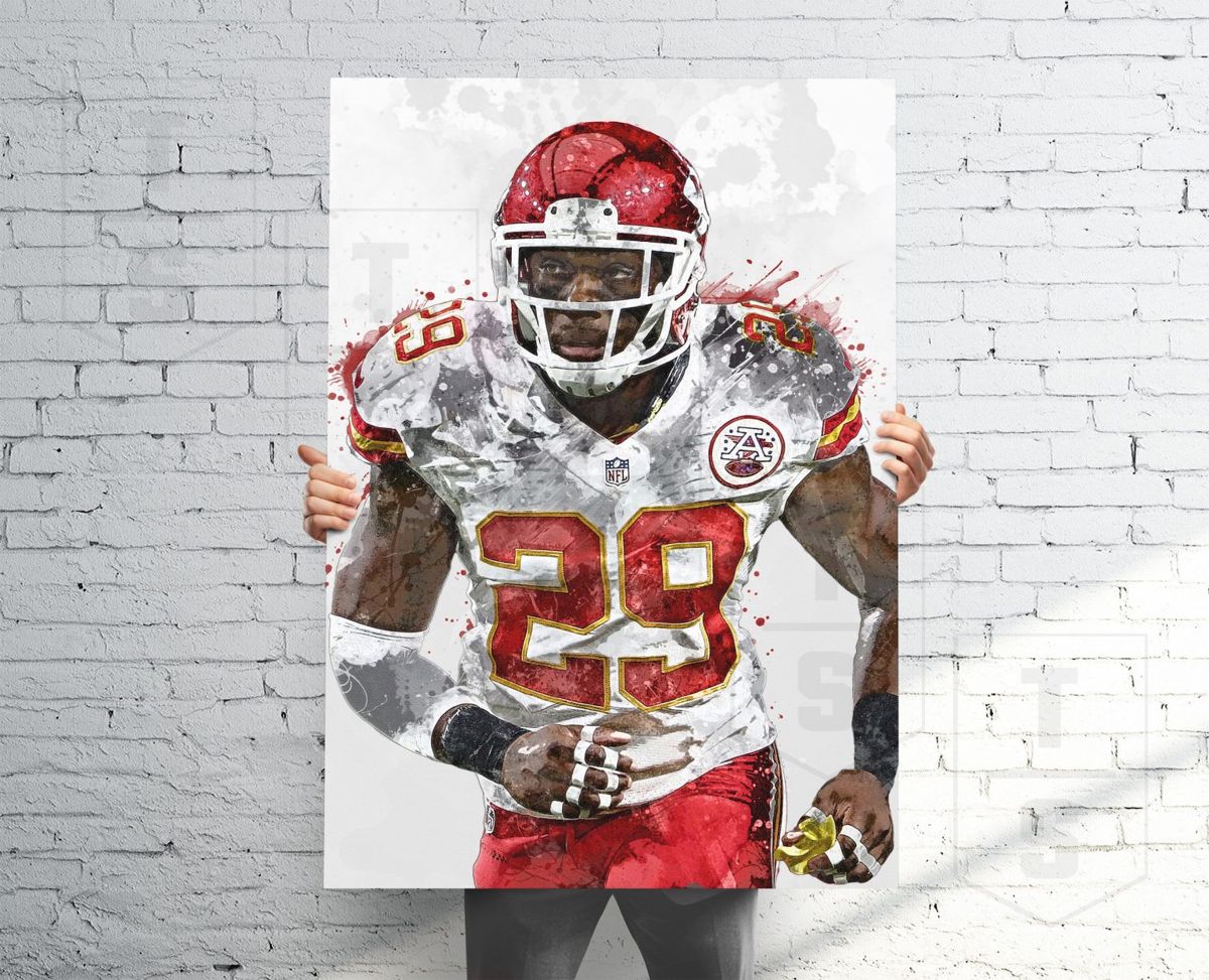 Eric Berry Kansas City Chiefs Poster, Canvas, Banner, Football Fan ...