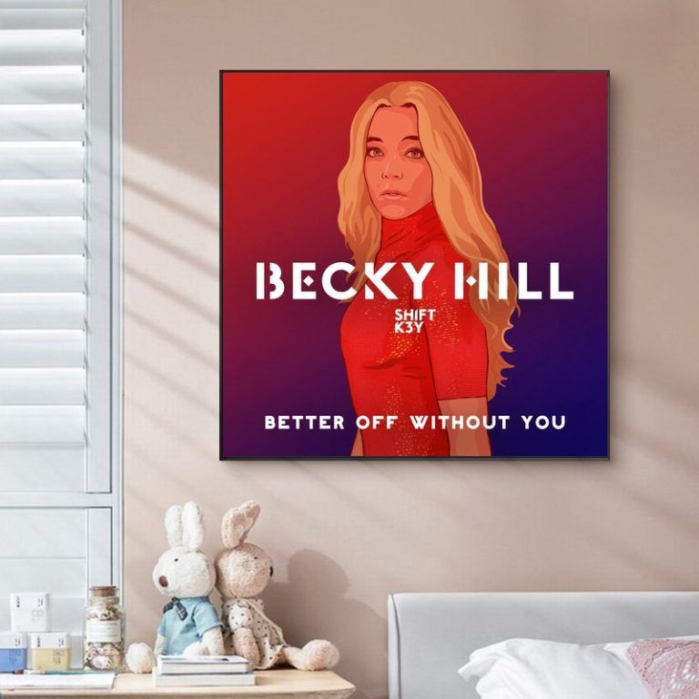 Becky Hill - Better Off Without You Album Cover, Personalised – Poster ...