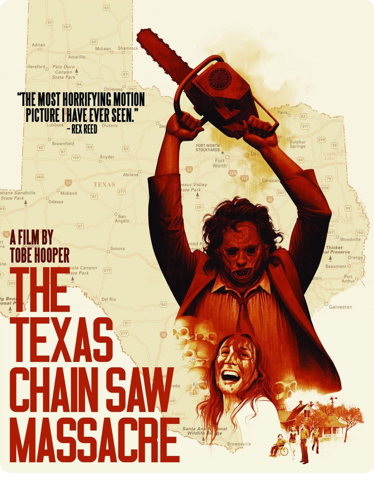 The Texas Chainsaw Massacre - Horror Movie Poster Re Print (4025