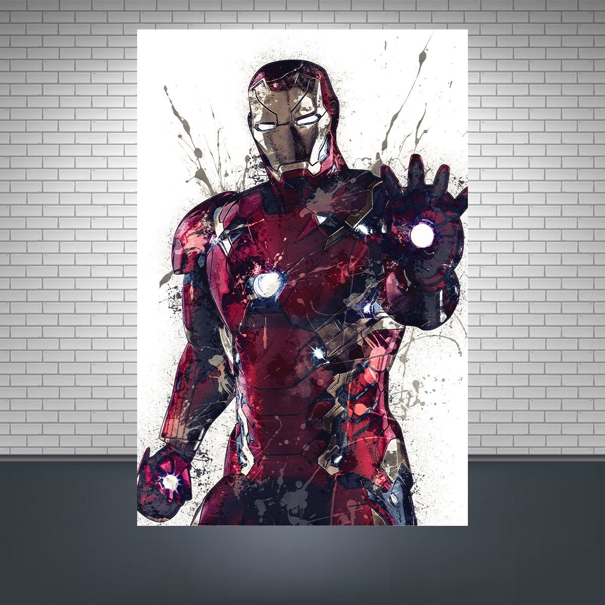 Iron Man - Poster, Canvas Wrap, Man Cave, Kids, Game Room – Poster ...