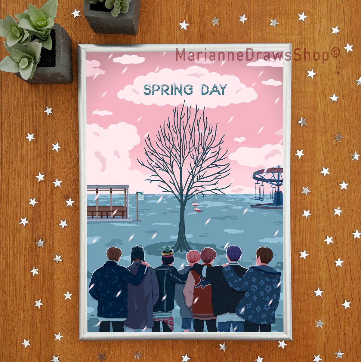 Spring day песни. BTS Spring Day постеры. Spring Day песня. Spring Day poster. Плакат day6.