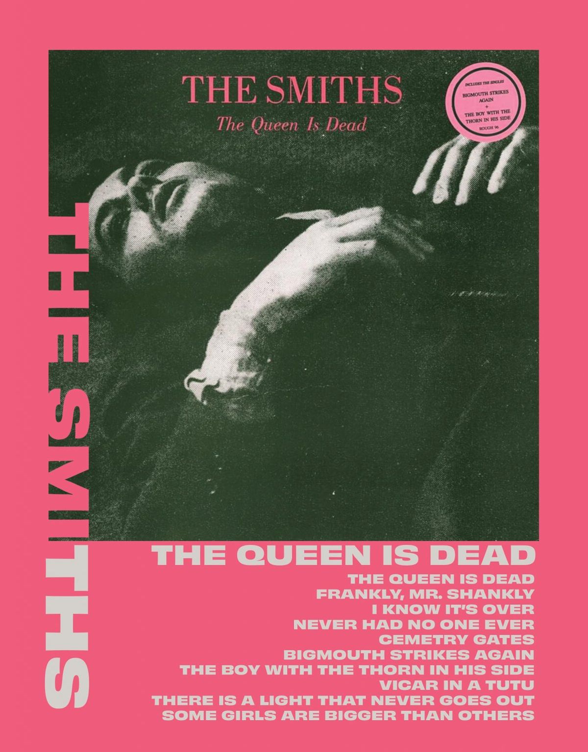 The Queen Is Dead - The Smiths Album Poster – Poster | Canvas Wall Art ...