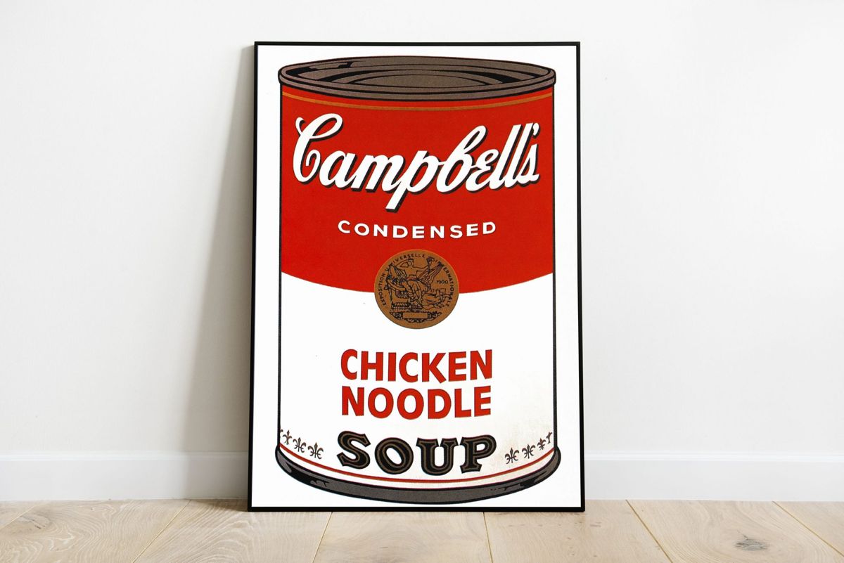 Chicken Noodle Soup - Andy Warhol Print, Campbell'S Soup, Pop Art Print