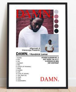 Kendrick Lamar Damn Poster - Kendrick Lamar Print Damn Print To Pimp A ...
 Good Kid Maad City Artwork