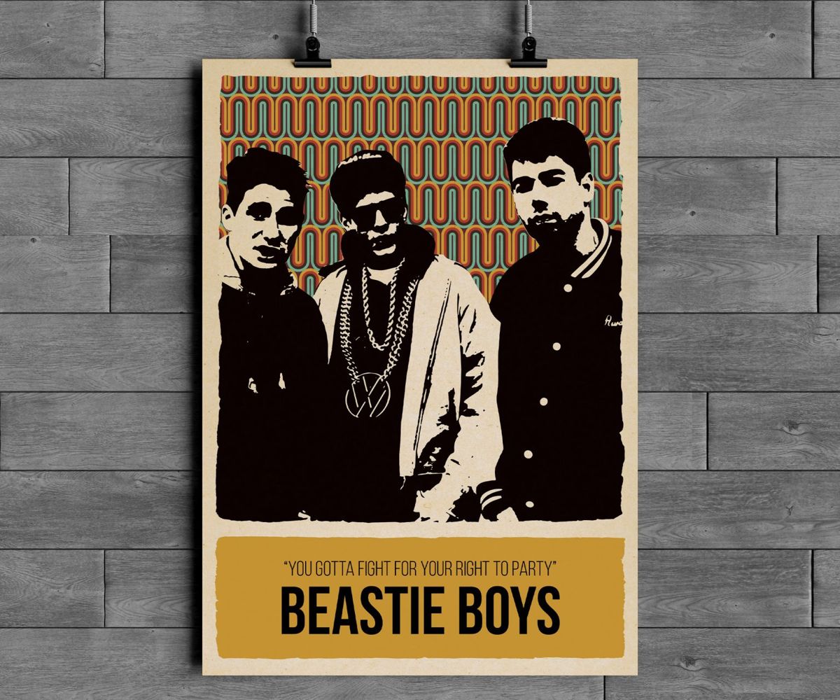 Beastie Boys Hip Hop Art Poster – Poster | Canvas Wall Art Print - John ...