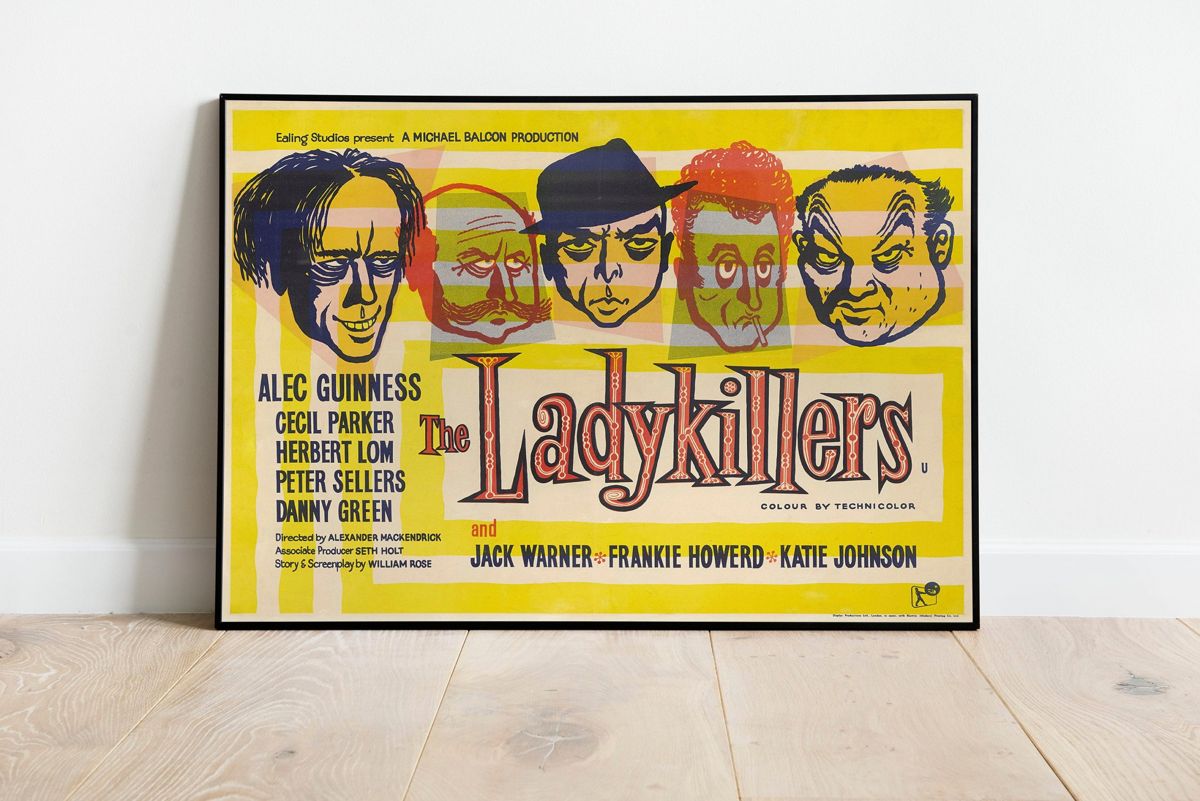 Ladykillers Movie Print - Vintage Movie Print, Retro Movie Poster ...