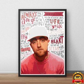 Mac Miller Print, Mac Miller Poster, Poster No Frame, Mac Miller Wall