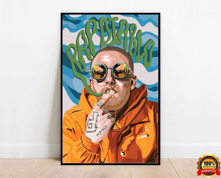 Mac Miller Poster, Mac Miller Prints, Home Decor, Poster No Frame, Wall