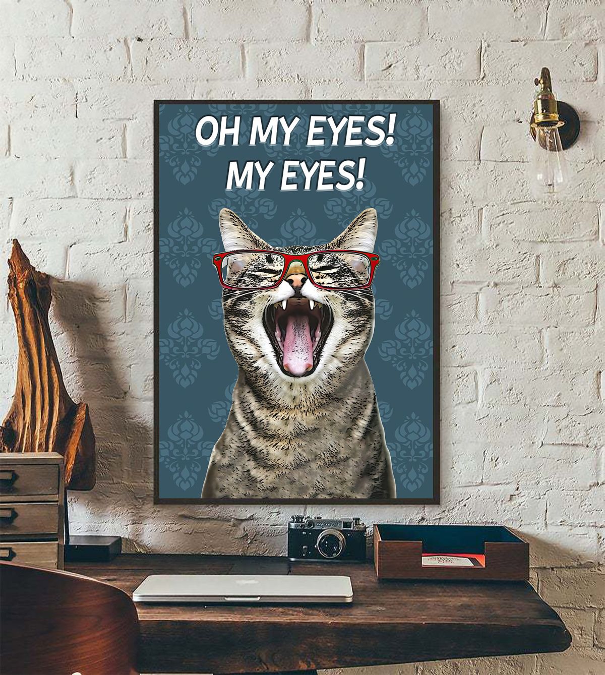 cat-poster-oh-my-eyes-my-eyes-poster-funny-cat-wall-art-cat