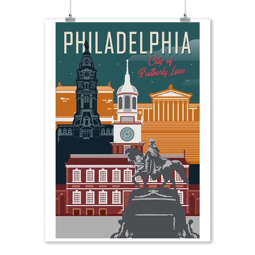 Philadelphia, Pennsylvania, City Of Brotherly Love, Vector City 