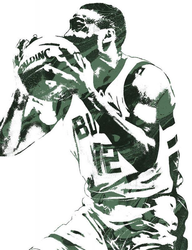 Jabari Parker Milwaukee Bucks Pixel Art 4 – Poster | Canvas Wall Art ...