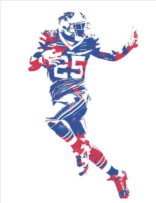 Lesean Mccoy Buffalo Bills Pixel Art 14 – Poster | Canvas Wall Art ...