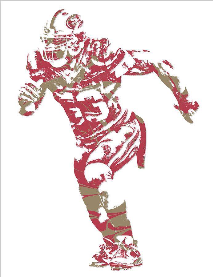 Navorro Bowman San Francisco 49Ers Pixel Art 2 – Poster | Canvas Wall ...