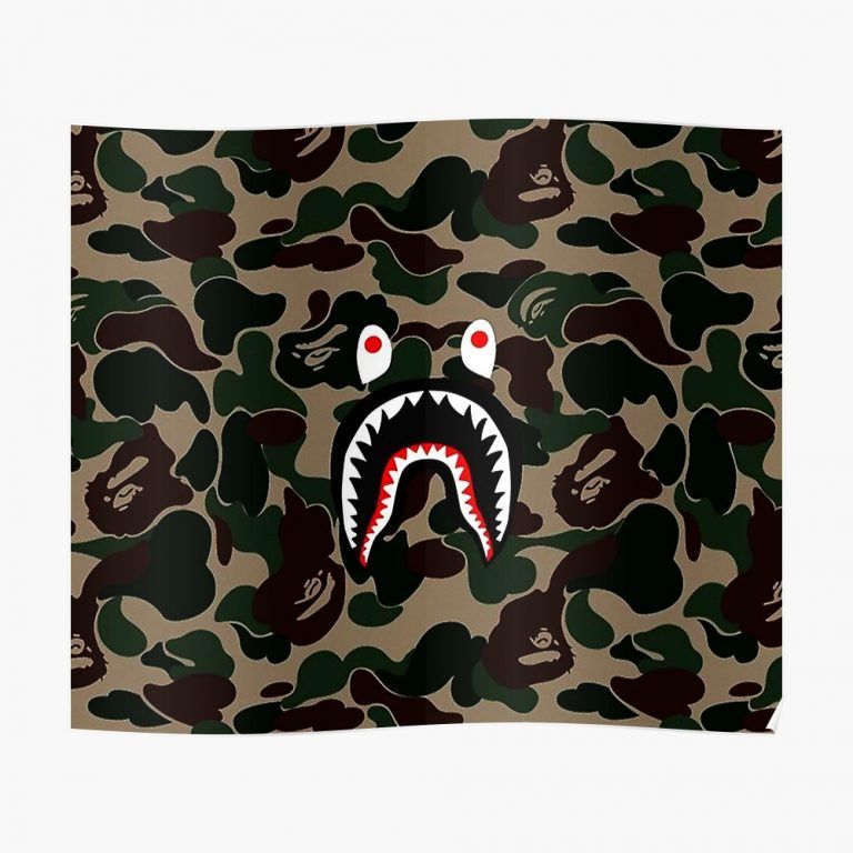 Bape Shark – Poster | Canvas Wall Art Print - John Sneaker