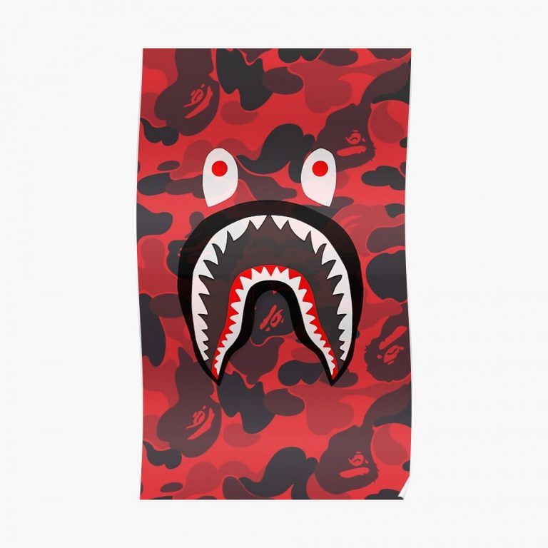 Bape Shark – Poster | Canvas Wall Art Print - John Sneaker