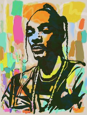 Snoop Dogg - Pop Art Poser – Poster | Canvas Wall Art Print - John Sneaker