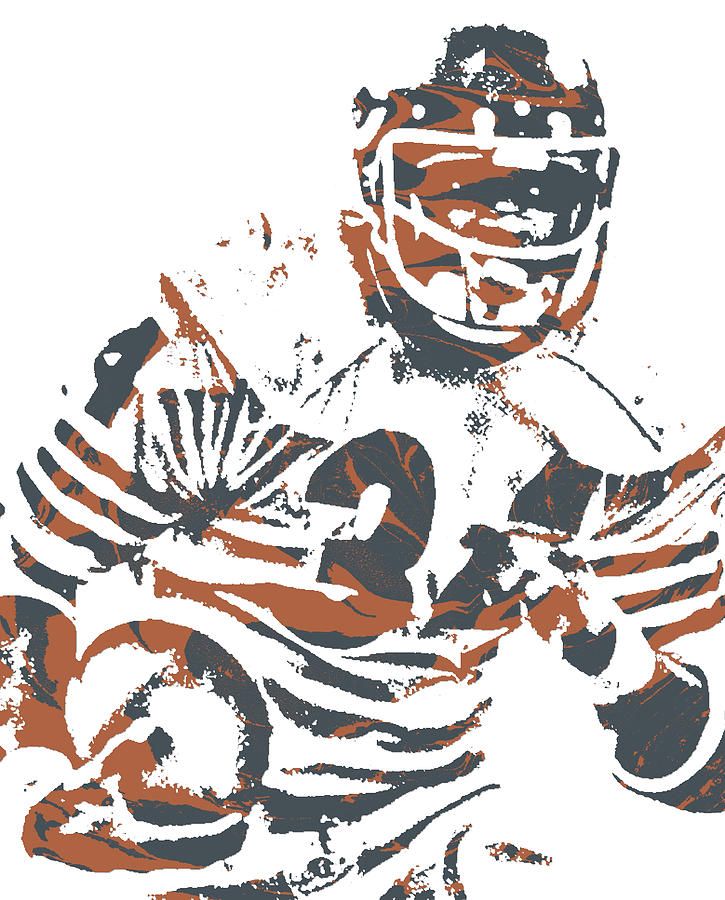 Walter Payton Chicago Bears Art Poster