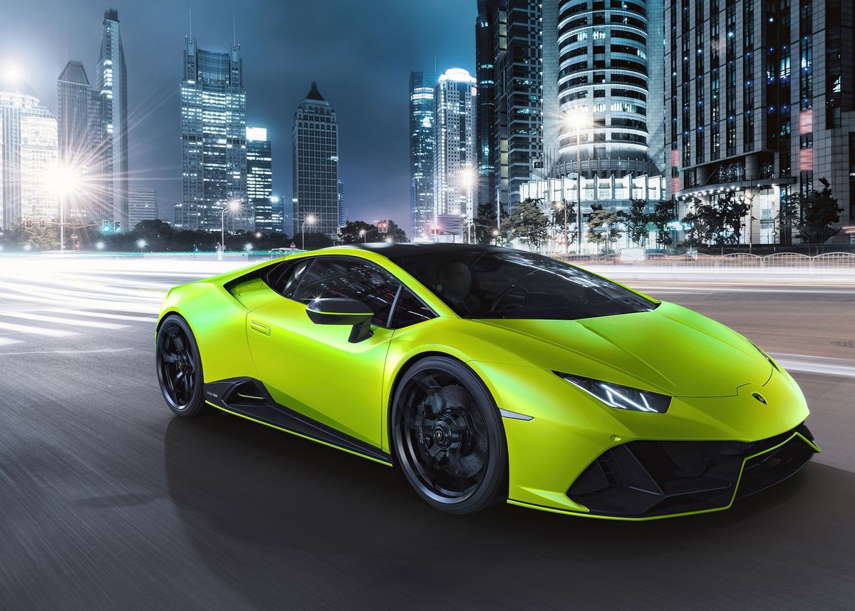 Lamborghini Huracan Evo - Car – Poster 