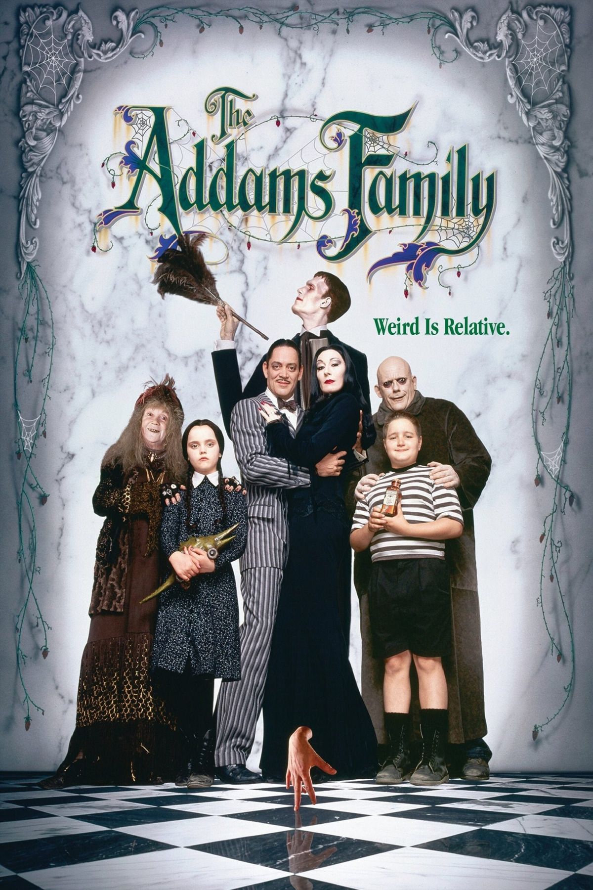 The Addams Family Movie Poster – Poster | Canvas Wall Art Print - John ...