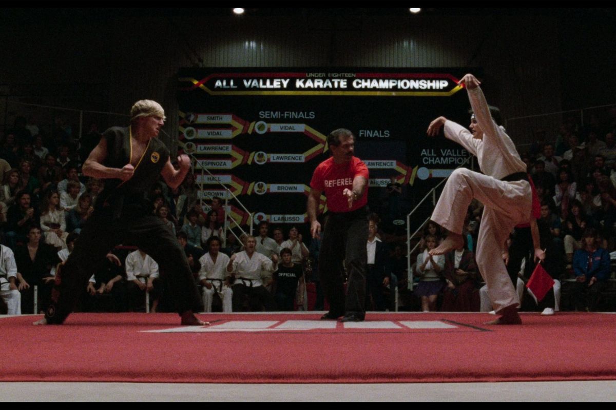 The Karate Kid Crane Kick Tournament Movie Poster – Poster | Canvas ...